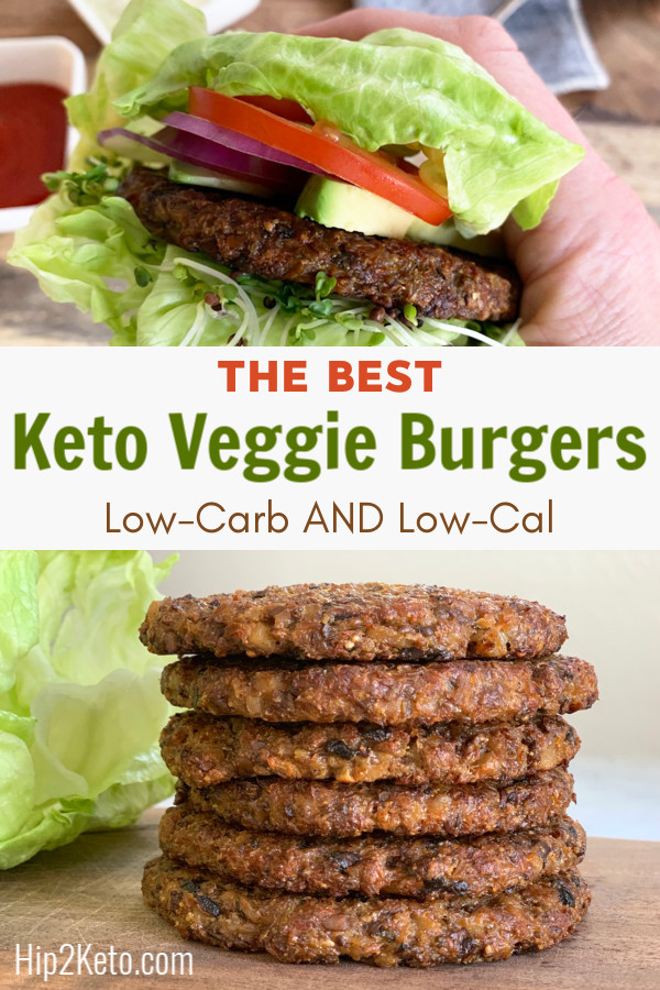 Vegetarian Keto Burger
 The BEST Keto Veggie Burger—Low in Carbs