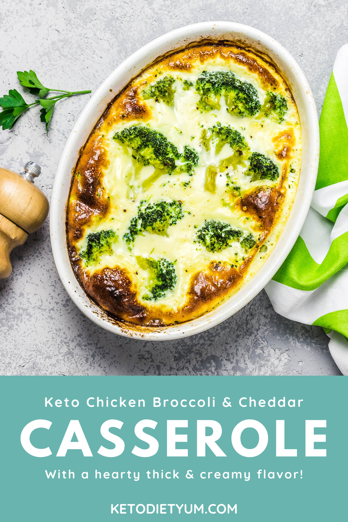 Vegetarian Keto Casserole Recipes
 Keto Chicken & Broccoli Casserole with Cheddar Topping