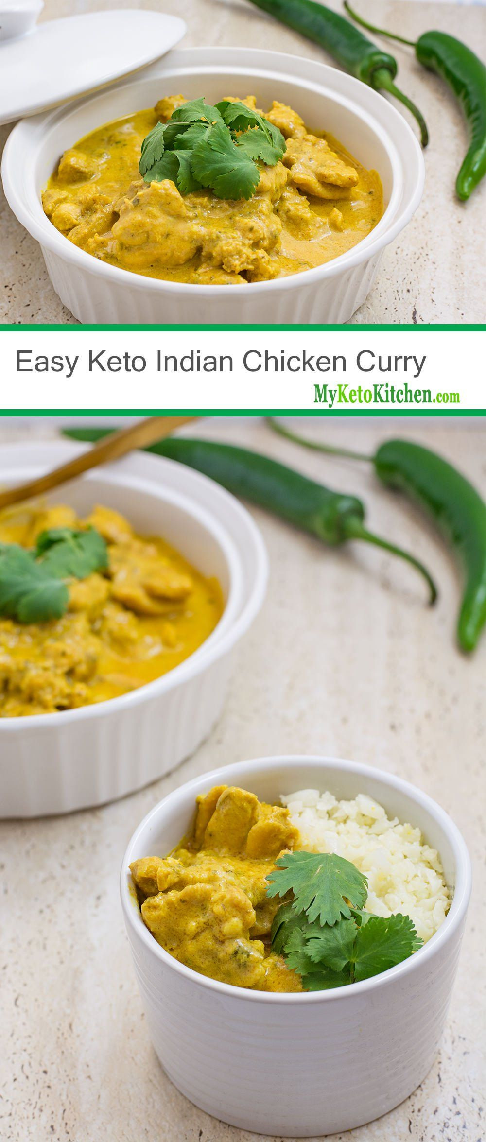 Vegetarian Keto Curry
 Keto Indian Chicken Curry Recipe