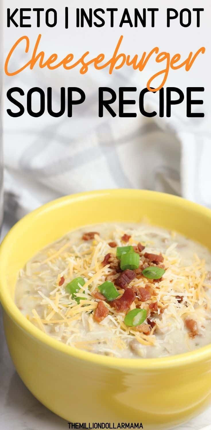 Vegetarian Keto Instant Pot
 Instant Pot Keto Cheeseburger Soup With images