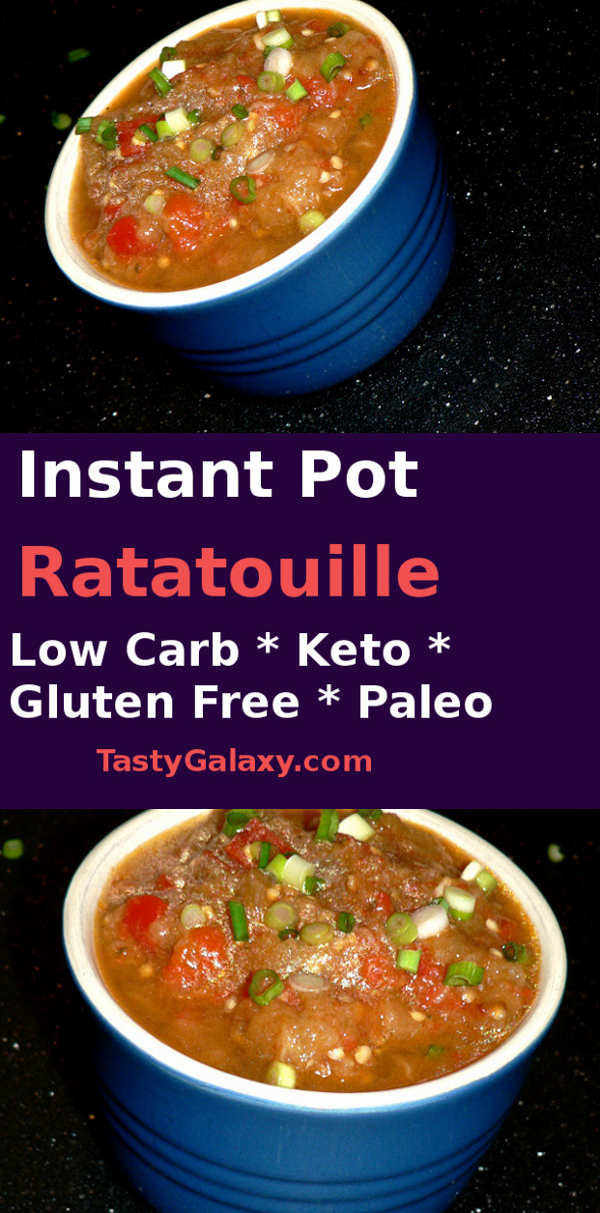 Vegetarian Keto Instant Pot Recipes
 Low Carb Instant Pot Ratatouille Keto Gluten Free