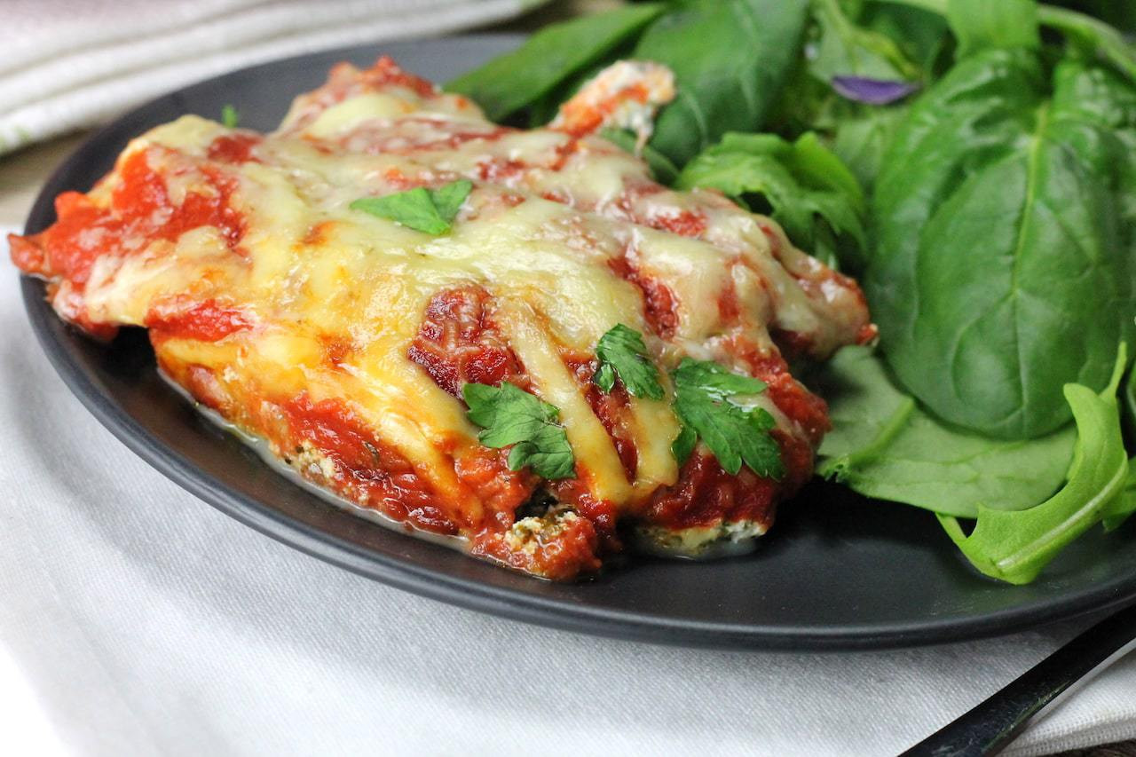 Vegetarian Keto Lasagna
 Spinach and Ricotta Keto Ve arian Lasagna