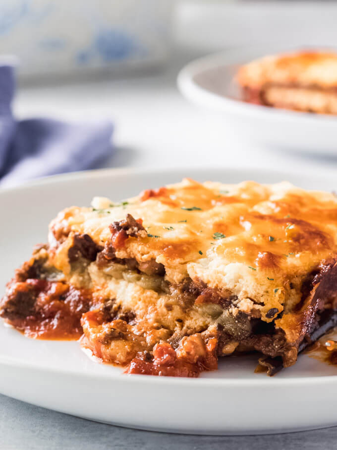 Vegetarian Keto Lasagna
 Ve arian Keto Lasagna with Mushroom Ragu