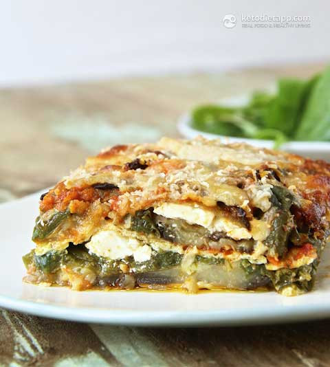 Vegetarian Keto Lasagna
 Ve arian Keto Lasagna