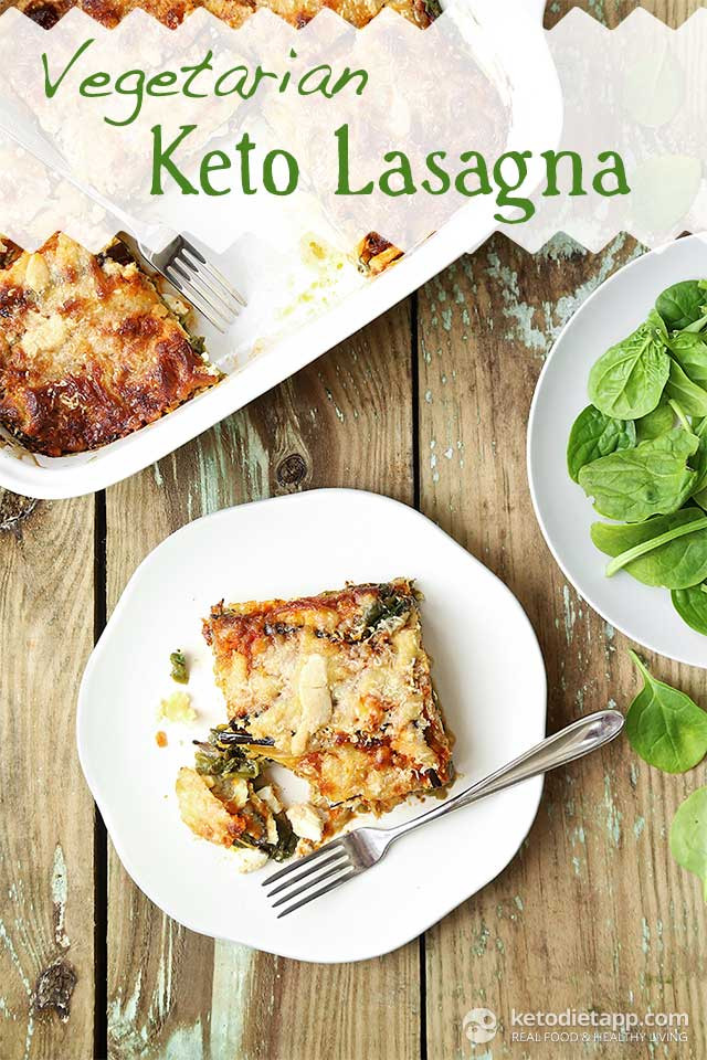 Vegetarian Keto Lasagna
 Ve arian Keto Lasagna