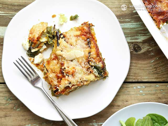 Vegetarian Keto Lasagna
 Ve arian Keto Lasagna