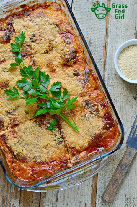 Vegetarian Keto Lasagna
 Easy Keto Ve arian Lasagna