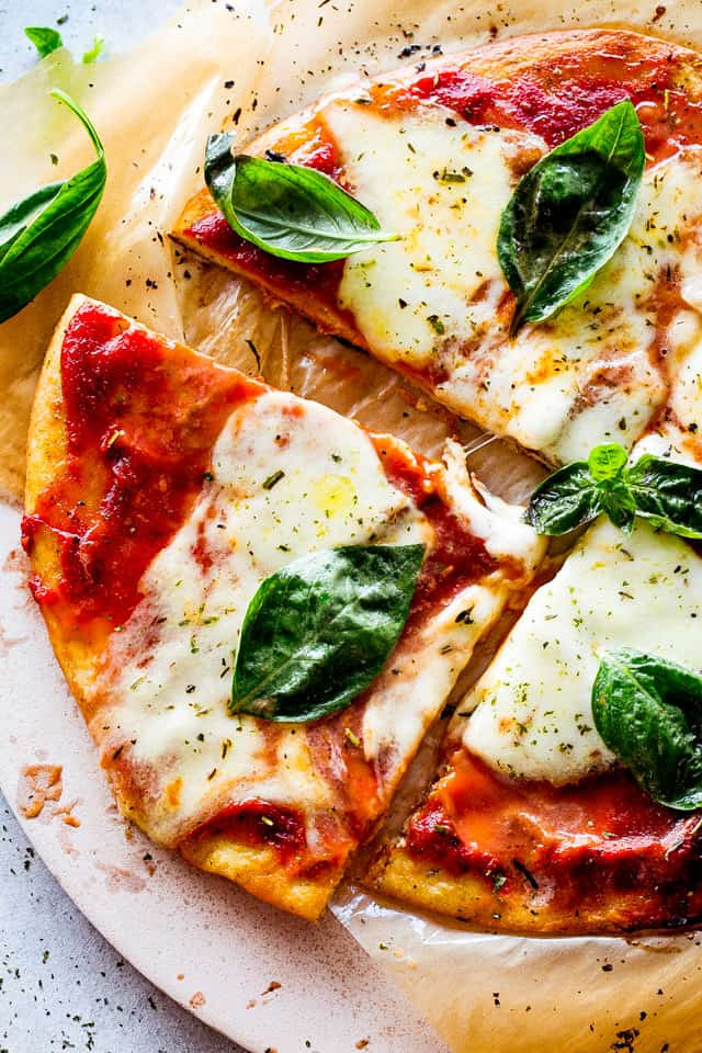 Vegetarian Keto Pizza
 Keto Pizza Margherita Recipe