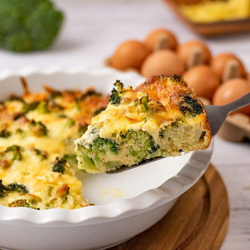 Vegetarian Keto Quiche
 Keto Crustless Broccoli Quiche Recipe