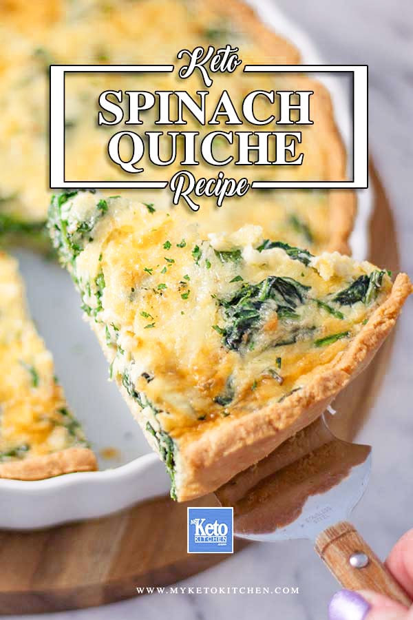 Vegetarian Keto Quiche
 Keto Spinach Quiche Low Carb Ve arian Recipe