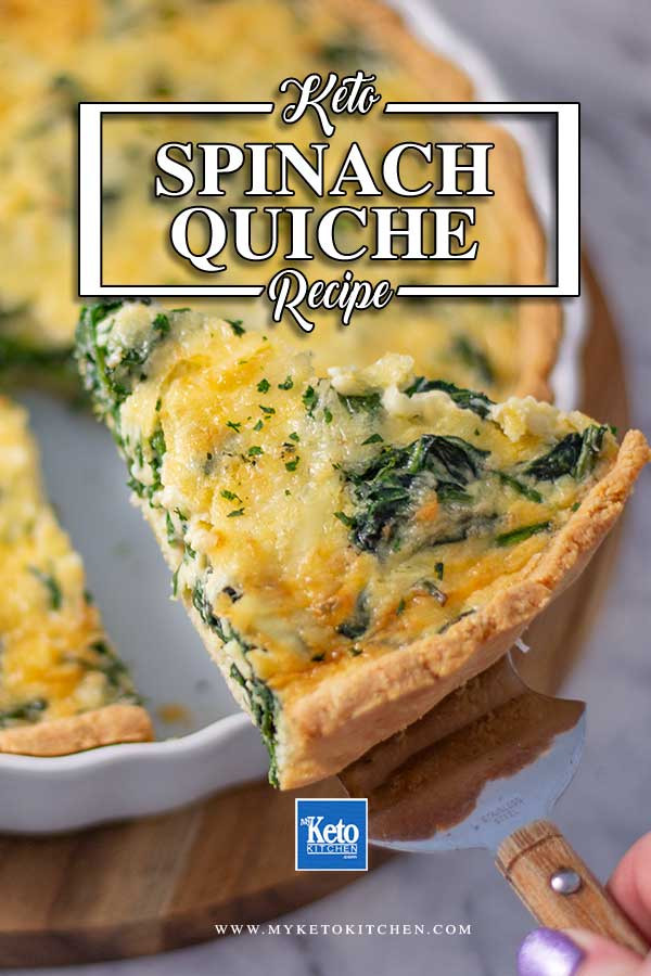 Vegetarian Keto Quiche
 Keto Spinach Quiche Low Carb Ve arian Recipe