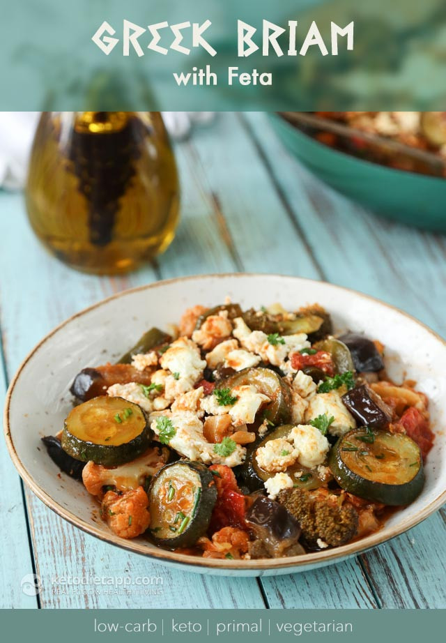 Vegetarian Keto Recipes Dinners
 Low Carb Ve arian Greek Briam