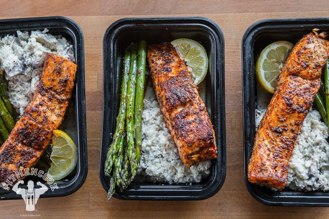 Vegetarian Keto Recipes Meal Prep
 Keto Cauliflower Risotto & Salmon Meal Prep Fit Men Cook