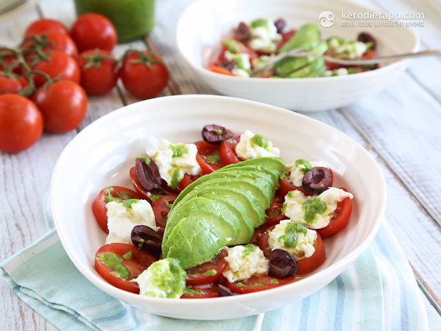 Vegetarian Keto Salad Recipes
 Classic Tricolore Salad