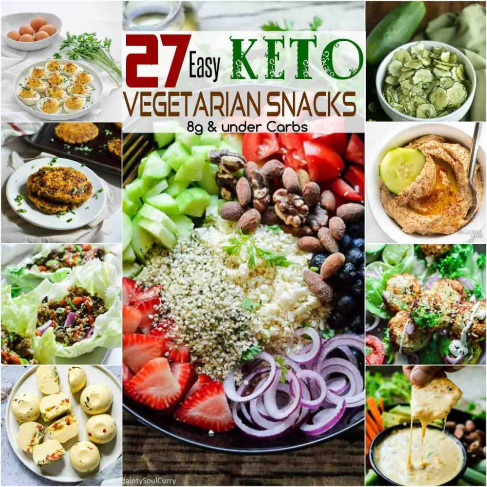 Vegetarian Keto Snacks
 27 Keto Snacks Recipes