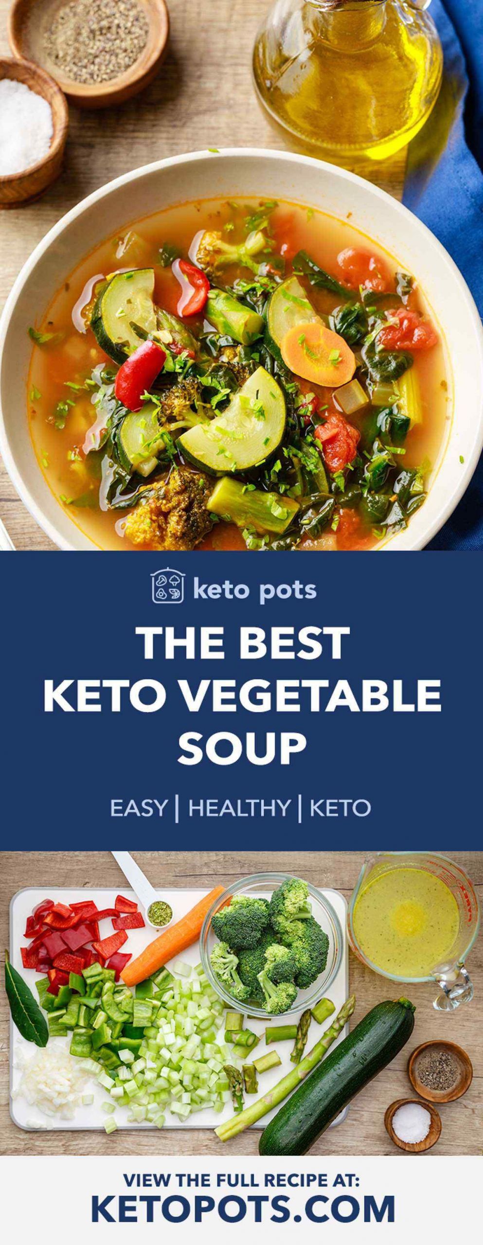 Vegetarian Keto Soup
 Out of This World Keto Ve able Soup Wholesome and