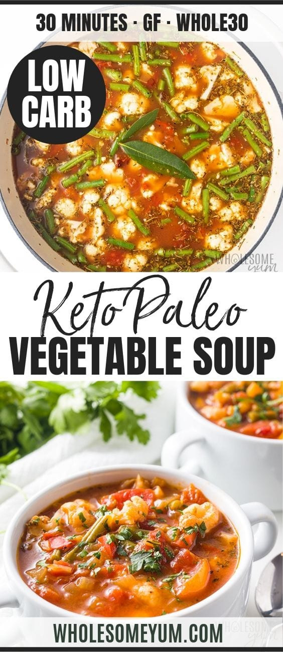 Vegetarian Keto Soup
 The Best Keto Low Carb Ve able Soup Recipe