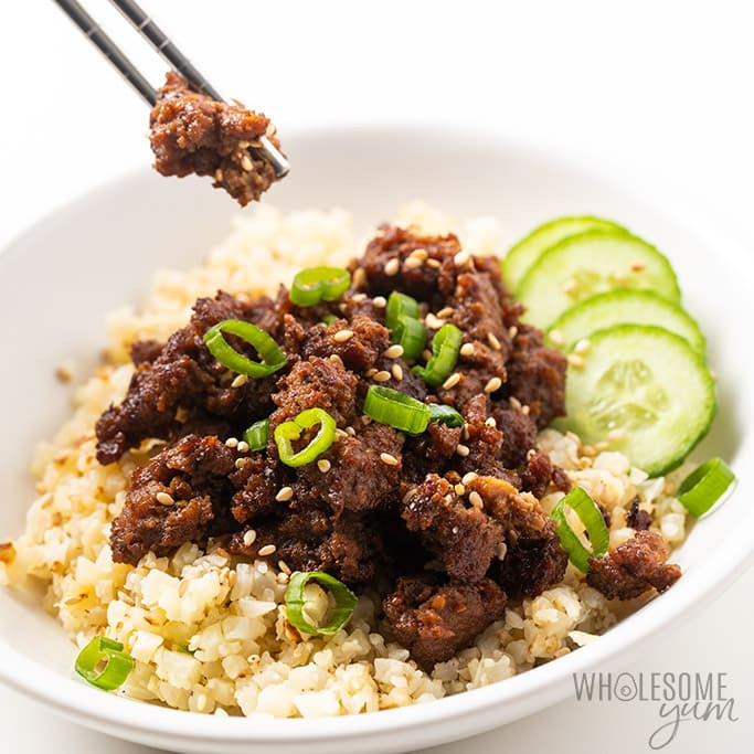 Wholesome Yum Keto Recipes
 Easy Keto Korean Ground Beef Bowl Recipe