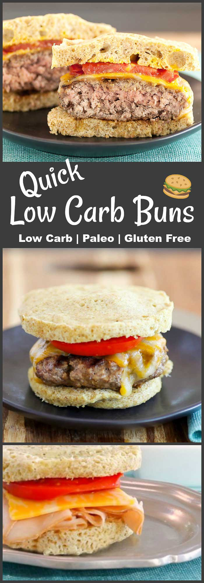 Zero Carb Buns
 Quick Low Carb Buns