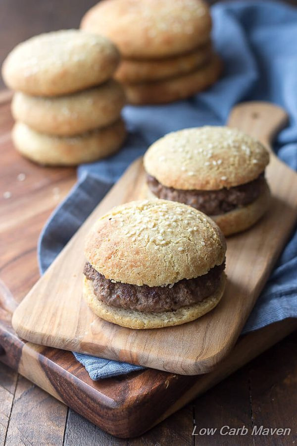 Zero Carb Buns
 Low Carb Hamburger Buns Keto Sandwich Rolls