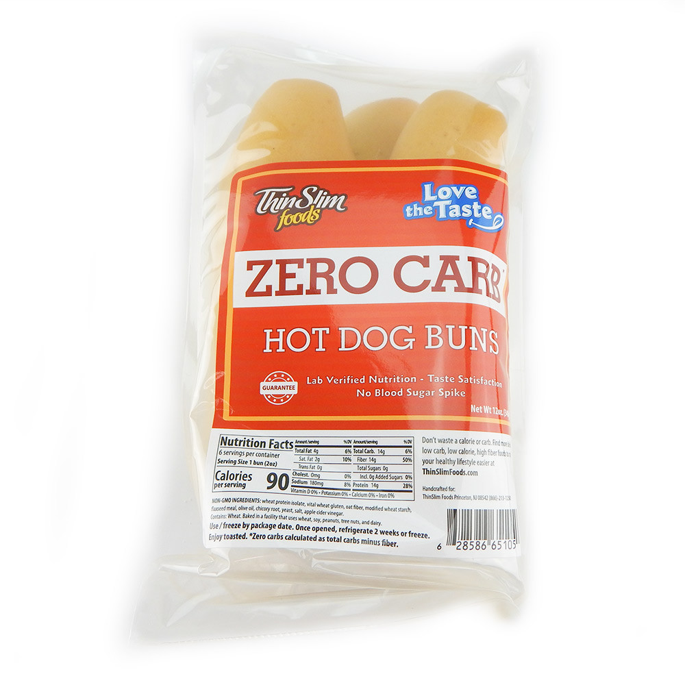 Zero Carb Buns
 ThinSlim Foods Love The Taste Low Carb Hot Dog Buns