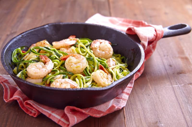 Zoodles And Shrimp Keto
 Keto Skillet Shrimp Scampi and Zoodles iSaveA2Z