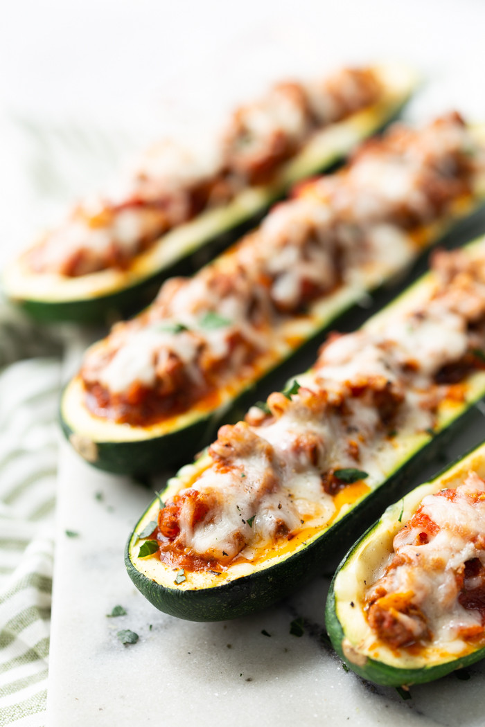 Zucchini Beef Keto
 Beef Stuffed Zucchini Boats Low Carb Easy Peasy Meals