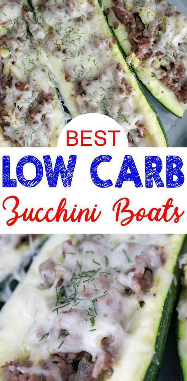 Zucchini Beef Keto
 Keto Low Carb Zucchini Boats With Ground Beef
