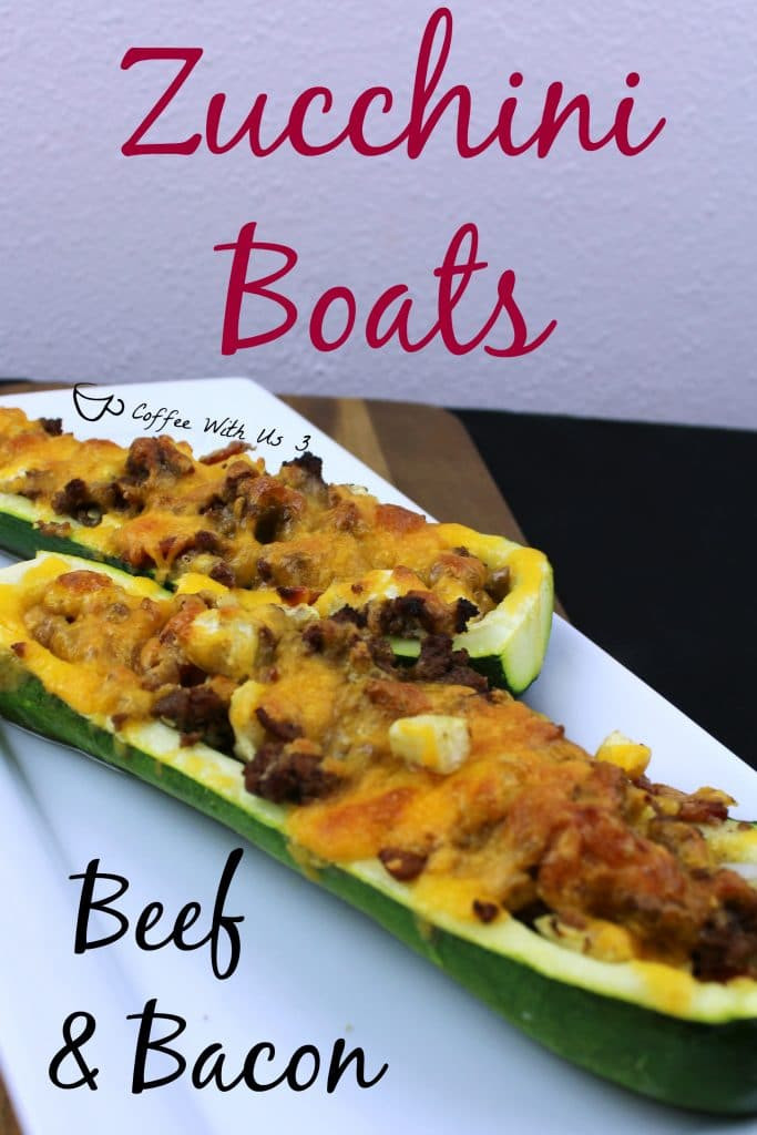 Zucchini Boats Beef Keto
 Keto Beef and Bacon Zucchini Boats