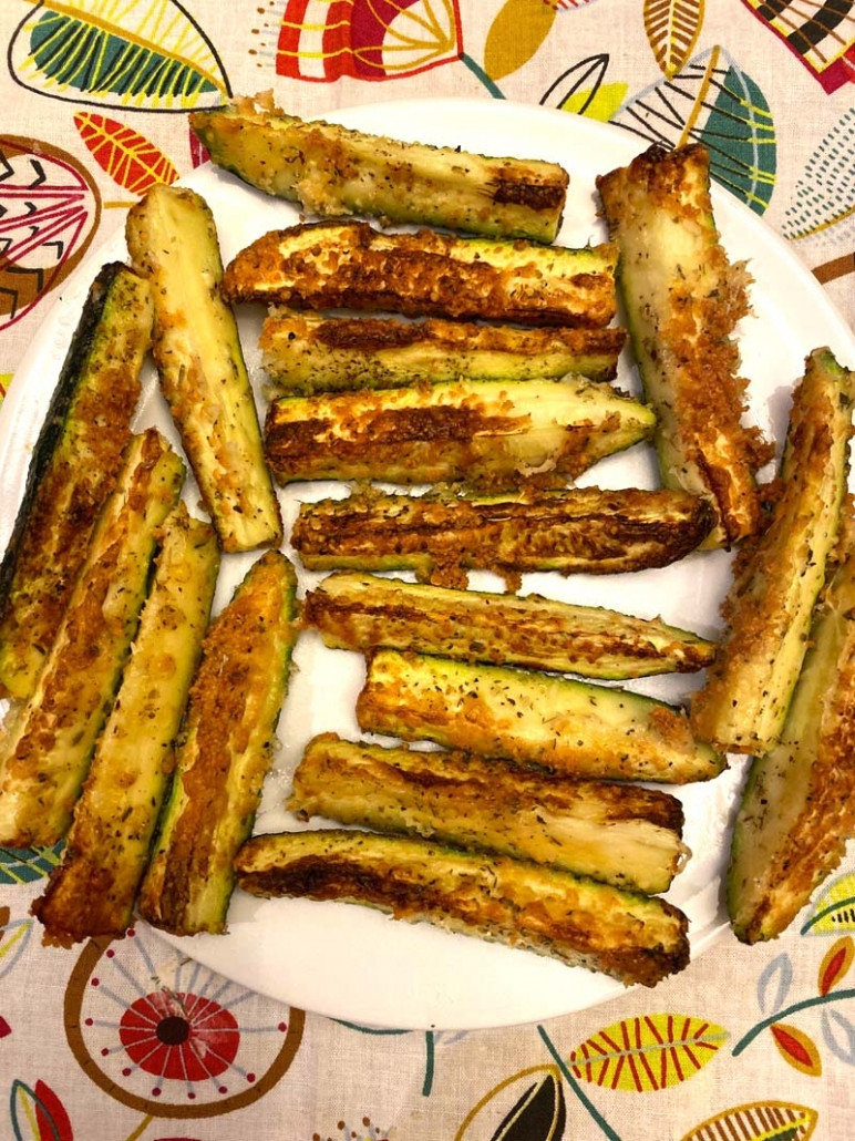 Zucchini In Air Fryer Keto
 Air Fryer Keto Zucchini Fries With No Breading – Melanie Cooks