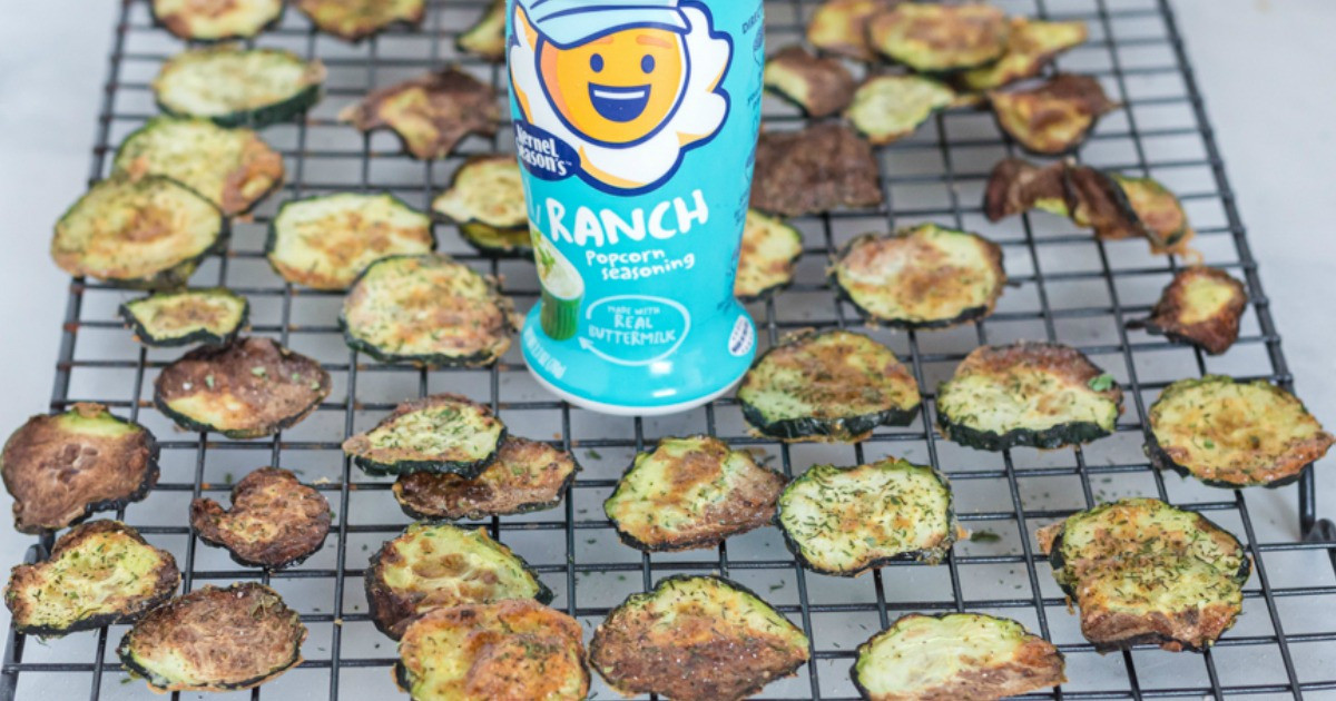 Zucchini Keto Chips
 Keto Zucchini Chips in the Air Fryer or Baked in the Oven