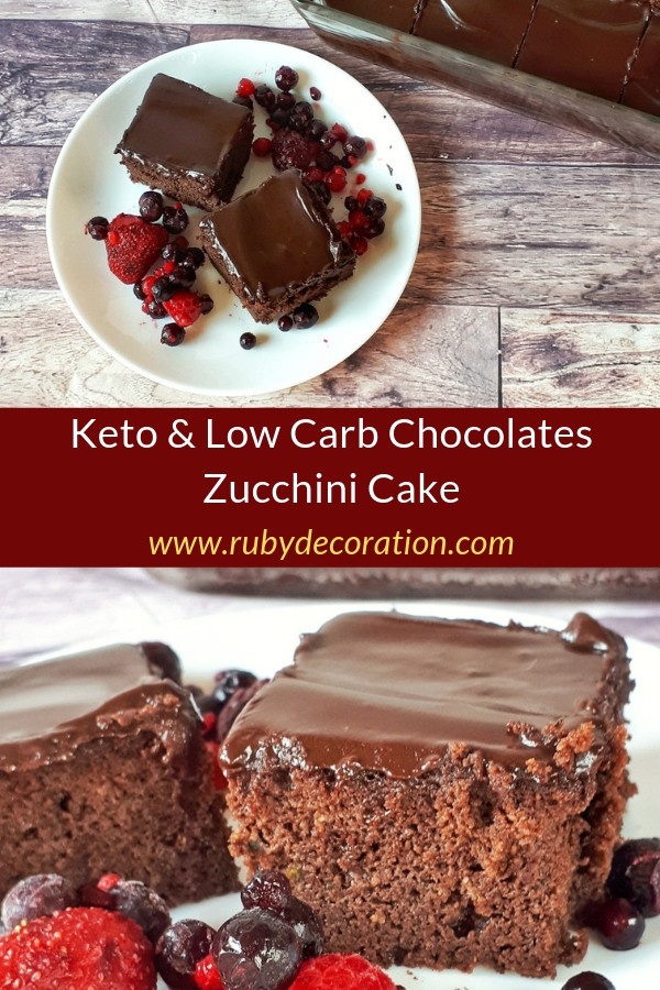 Zucchini Keto Desserts
 Keto & Low Carb Chocolates Zucchini Cake DESSERT KETO