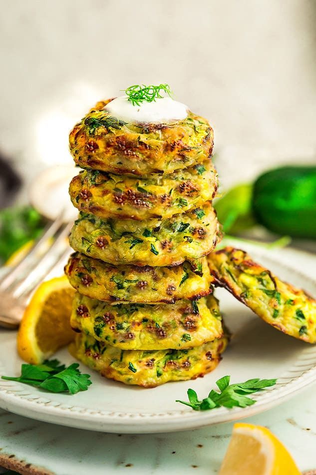 Zucchini Keto Fritters
 Easy Whole30 Recipes The BEST Whole30 Guide with a