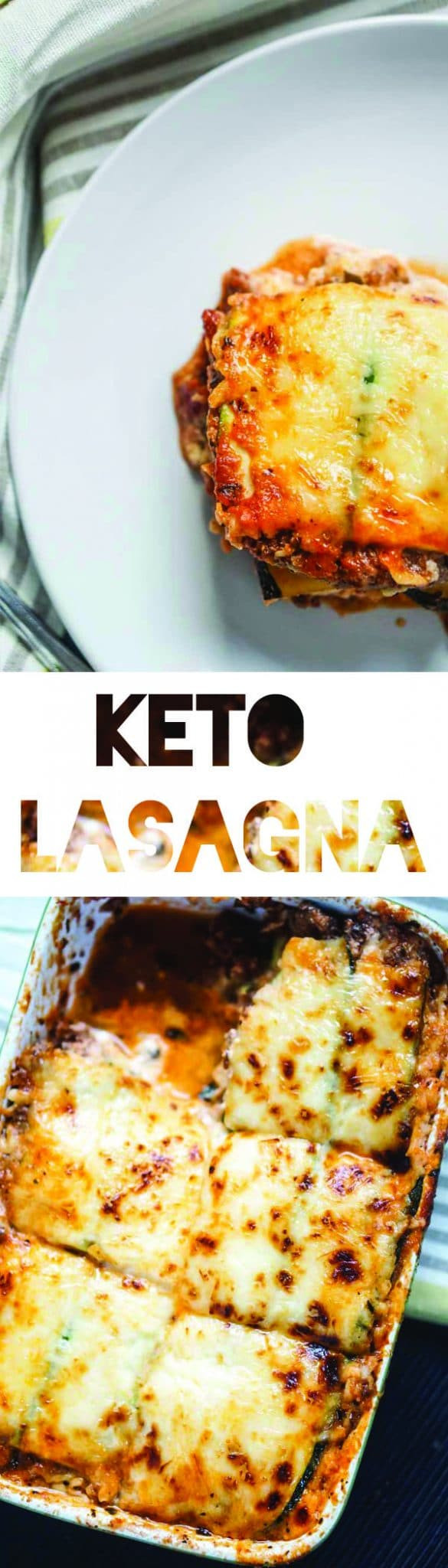 Zucchini Keto Lasagna
 Keto Lasagna with Zucchini Noodles [Recipe] KETOGASM