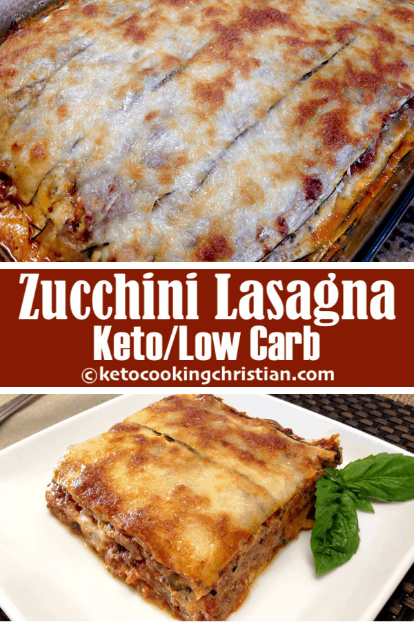 Zucchini Keto Lasagna
 Zucchini Lasagna Keto and Low Carb Keto Cooking Christian