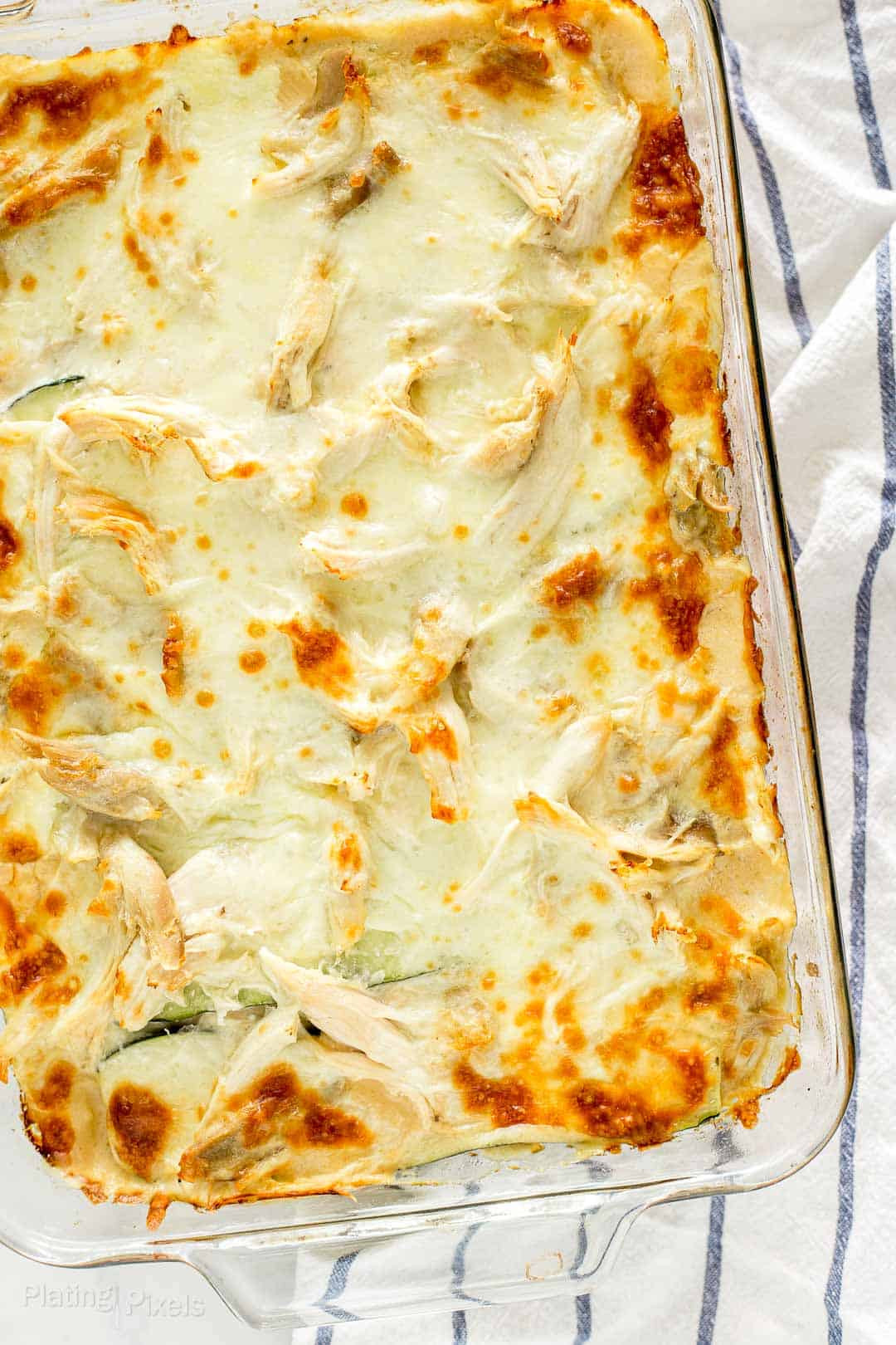 Zucchini Keto Lasagna
 Easy Chicken Alfredo Zucchini Lasagna Low Carb & Keto