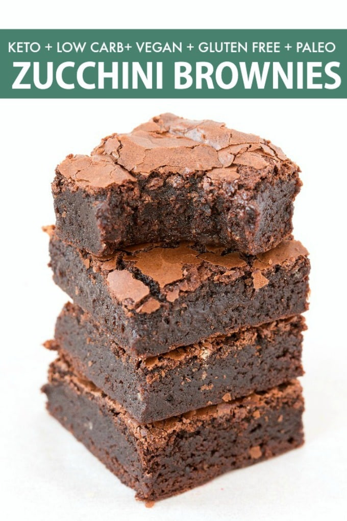 Zucchini Keto Recipes Dessert
 Fudgy Keto Zucchini Brownies Paleo Vegan