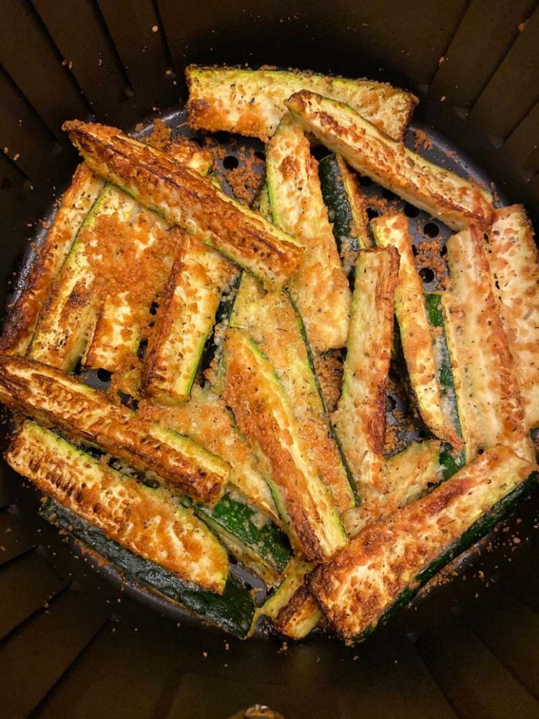 Zucchini Recipes Air Fryer Keto
 Air Fryer Keto Zucchini Fries With Parmesan Cheese No