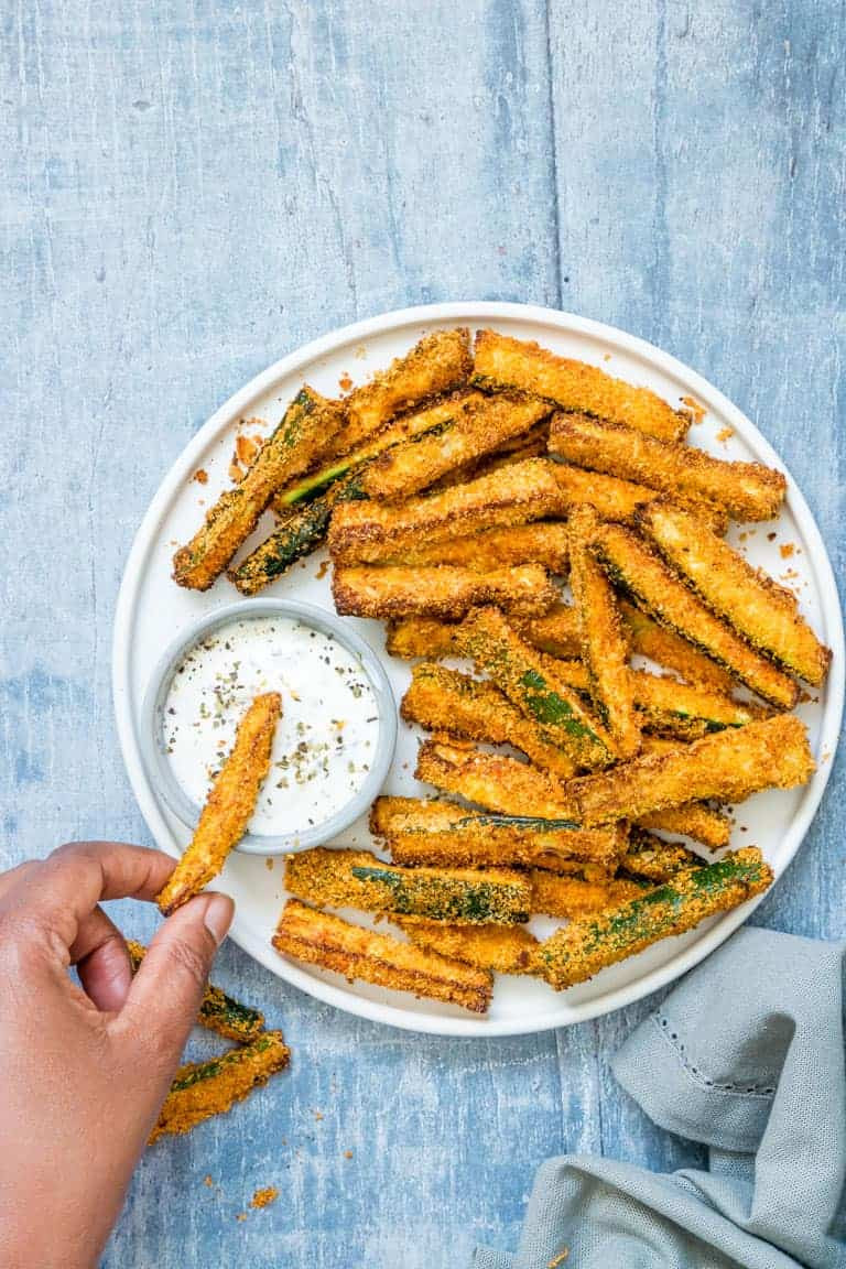 Zucchini Recipes Air Fryer Keto
 Air Fryer Zucchini Fries Low Carb Keto Gluten Free