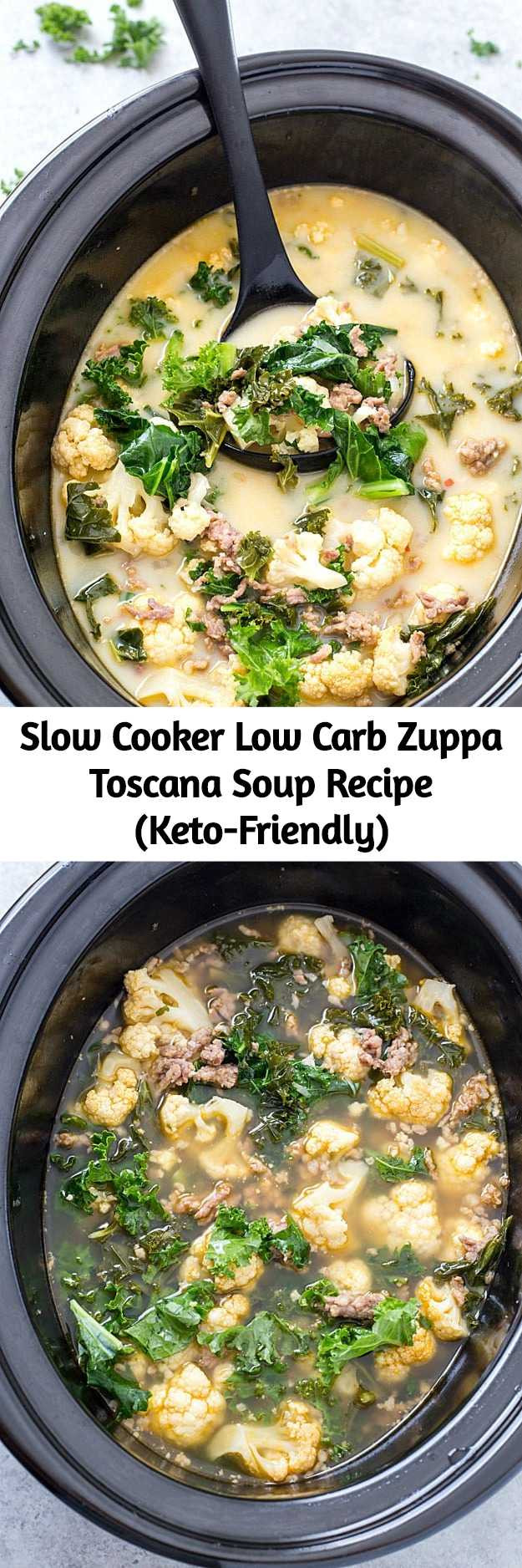 Zuppa Toscana Soup Crockpot Keto
 Slow Cooker Low Carb Zuppa Toscana Soup Recipe Keto