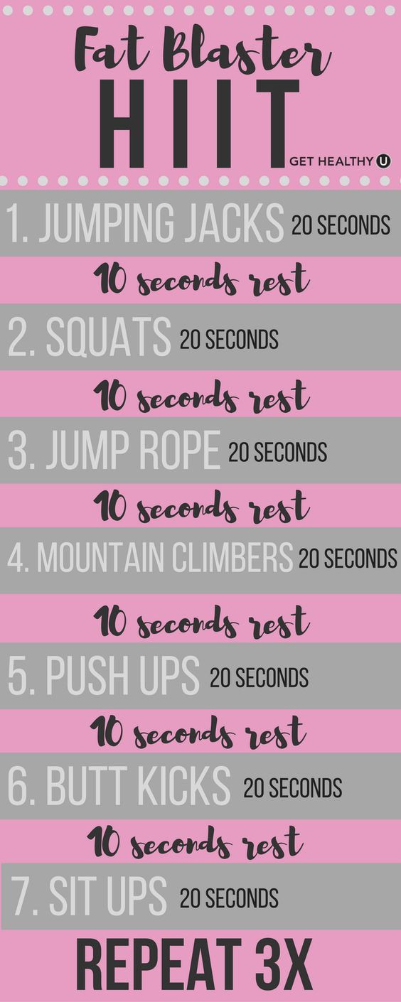 1 Week Fat Burning Workout
 14 Flat Belly Fat Burning Workouts That Will Help You Lose