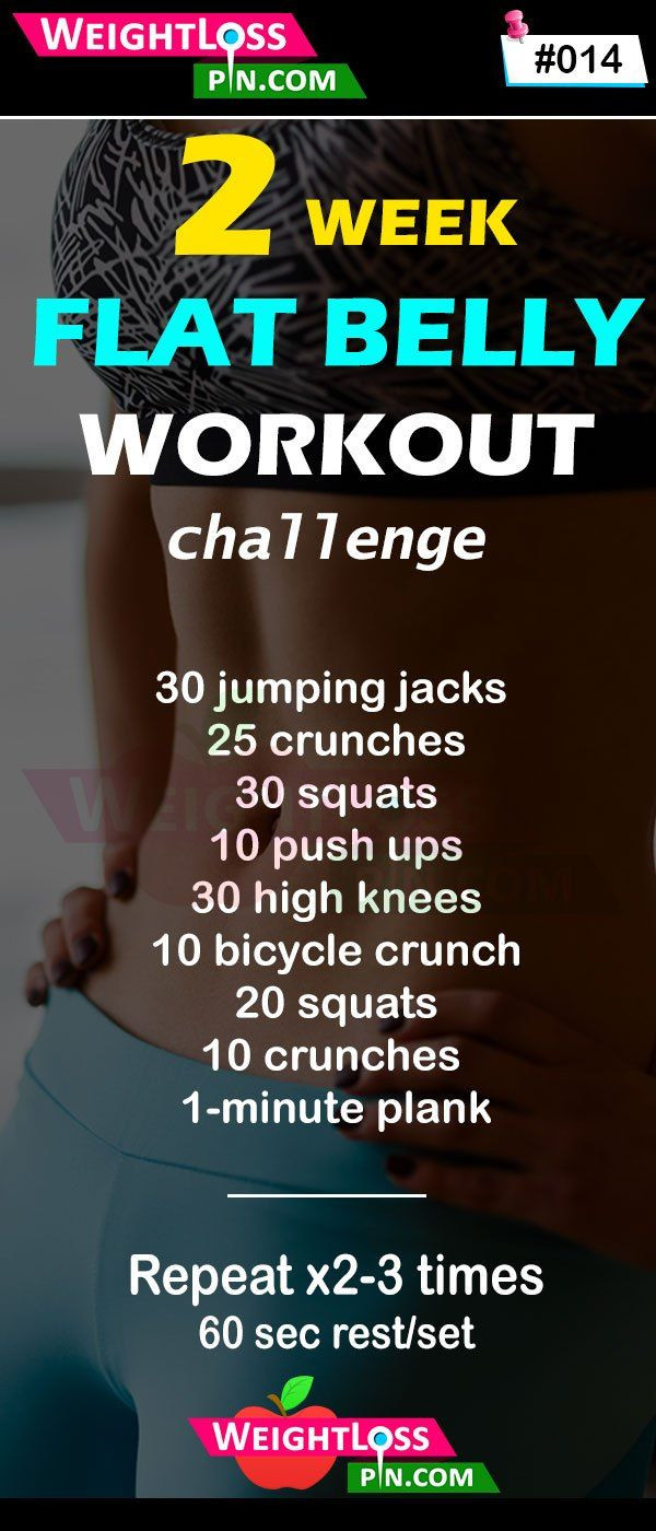 2 Week Fat Burning Workout
 2 Week Flat Belly Workout Challenge