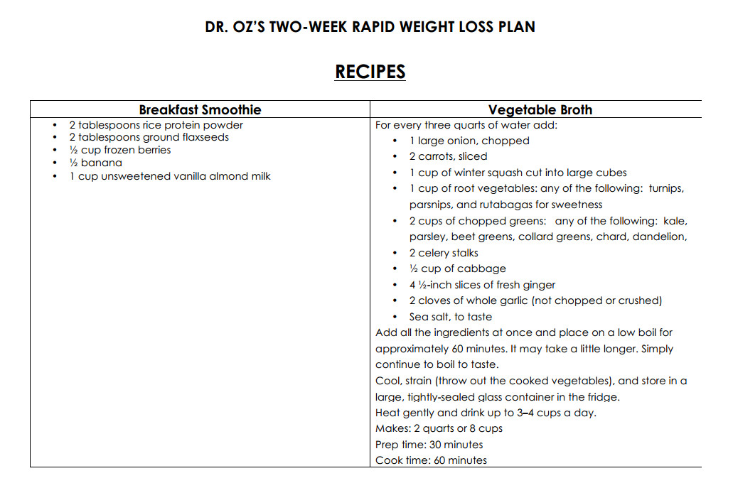 2 Week Weight Loss Meal Plan
 Rapid weight loss ts for women paleo recipe book uk