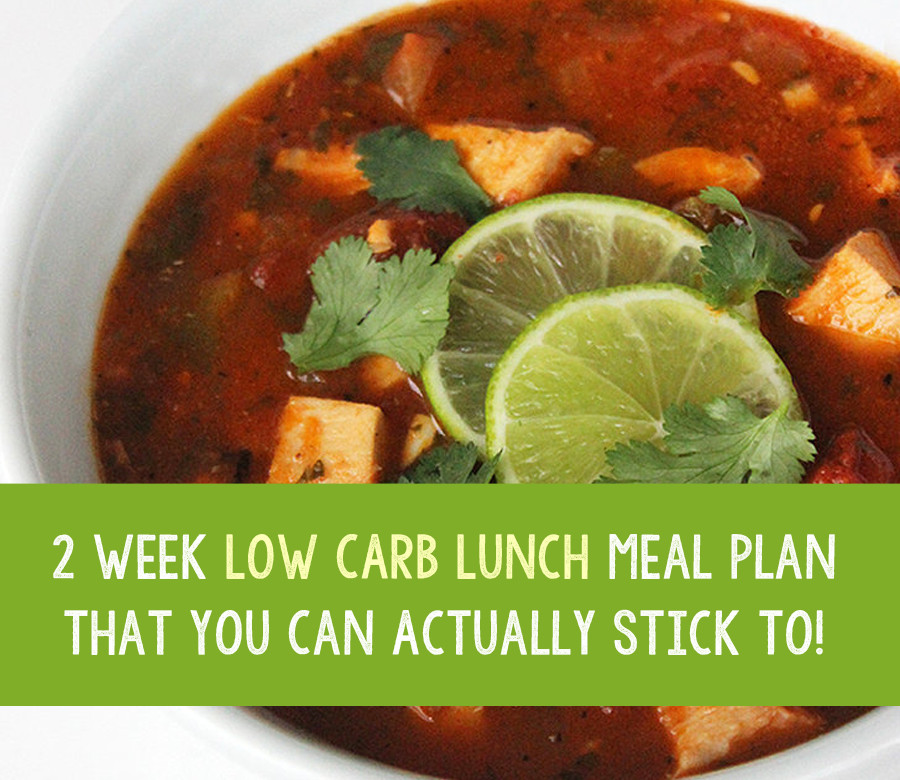 2 Week Weight Loss Meal Plan
 2 Week Low Carb Weight Loss Lunch Meal Plan That You Can