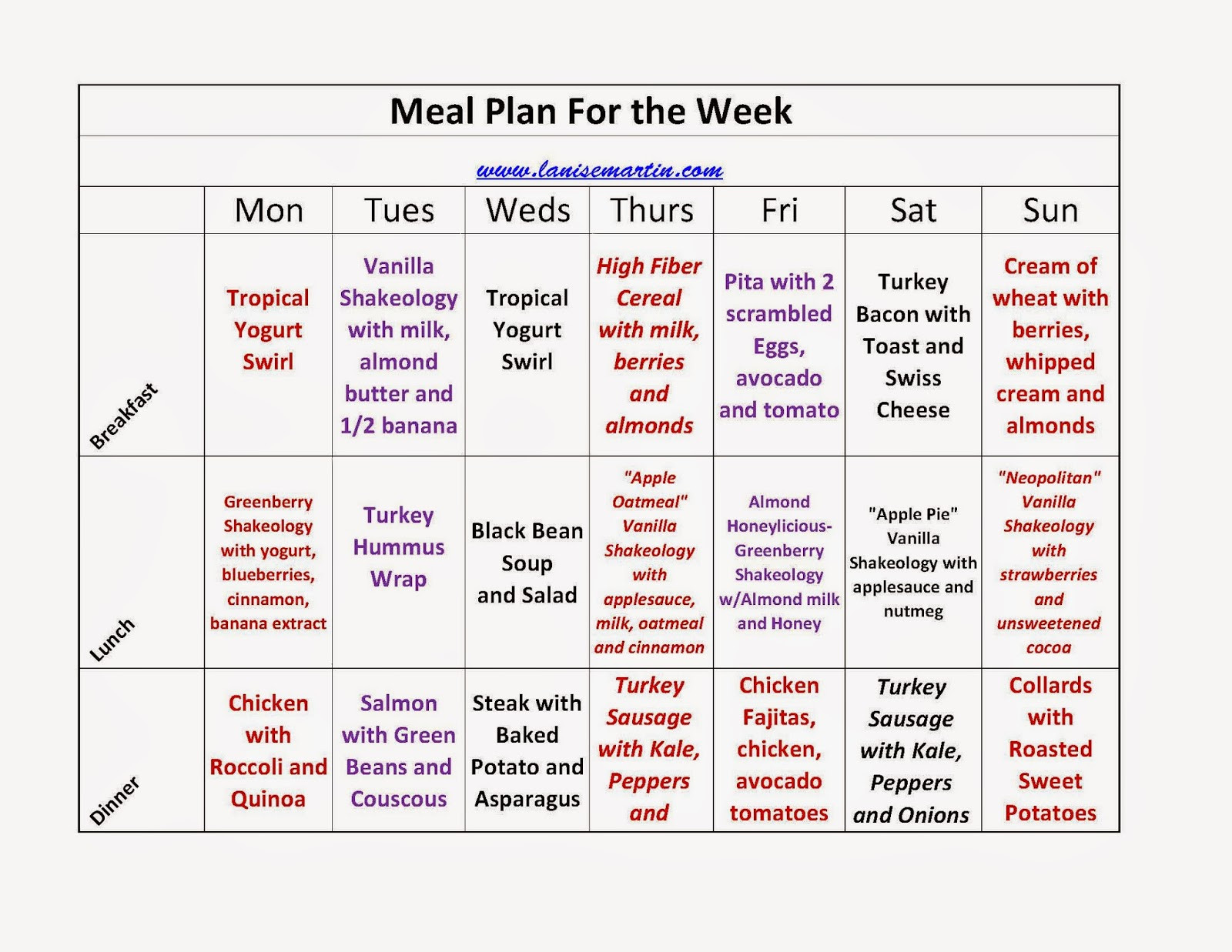 28 Day Weight Loss Meal Plan
 28 Day Fat Burning Diet Meal Plan Diet Plan