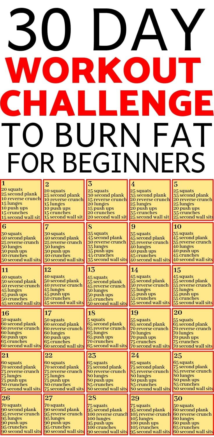 30 Day Fat Burning Workout
 Pin on Body fitness