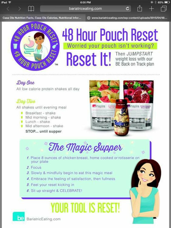 5 Day Pouch Reset Weight Loss Surgery
 Pinterest • The world’s catalog of ideas