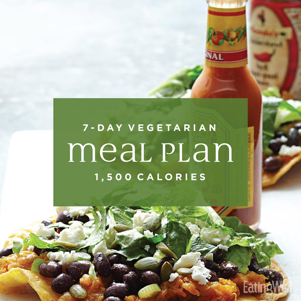 7 Day Vegetarian Weight Loss Meal Plan
 7 Day Ve arian Meal Plan 1 500 Calories EatingWell