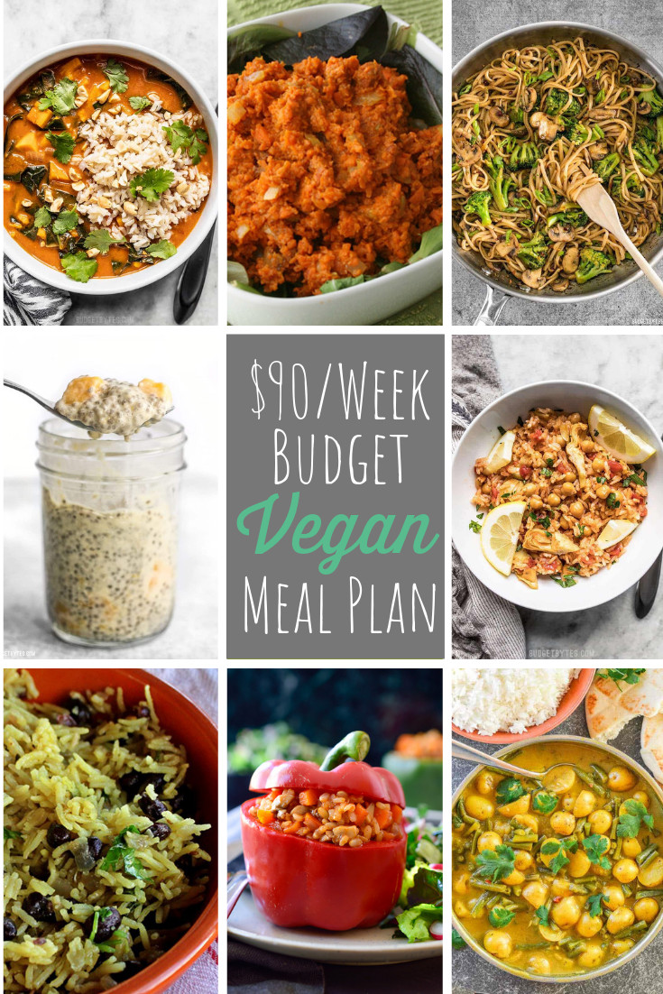 8 Week Vegan Plan
 $90 Week Bud Vegan Meal Plan