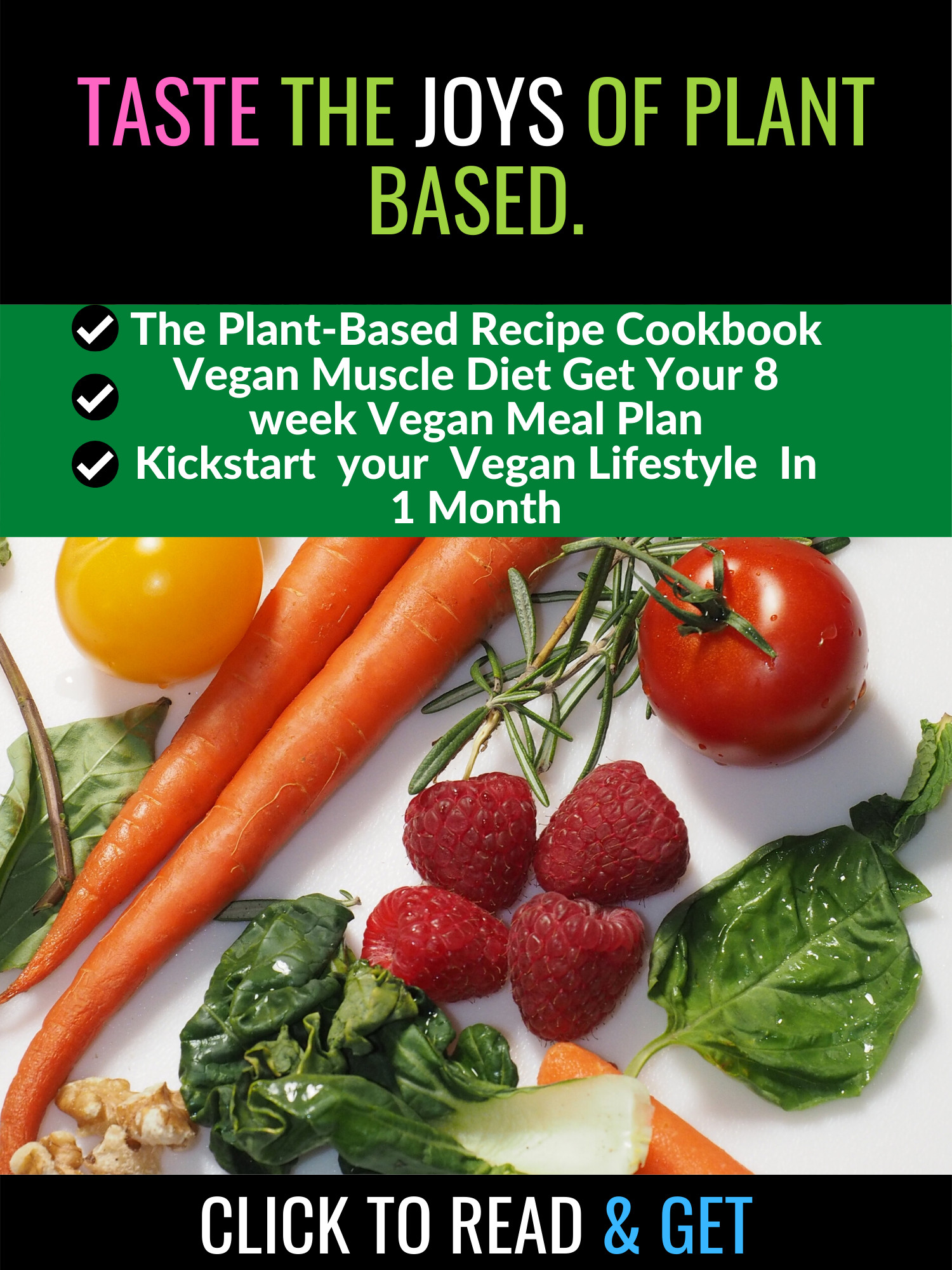 8 Week Vegan Plan
 The Plant Based Recipe Cookbook Vegan Muscle Diet Get Your